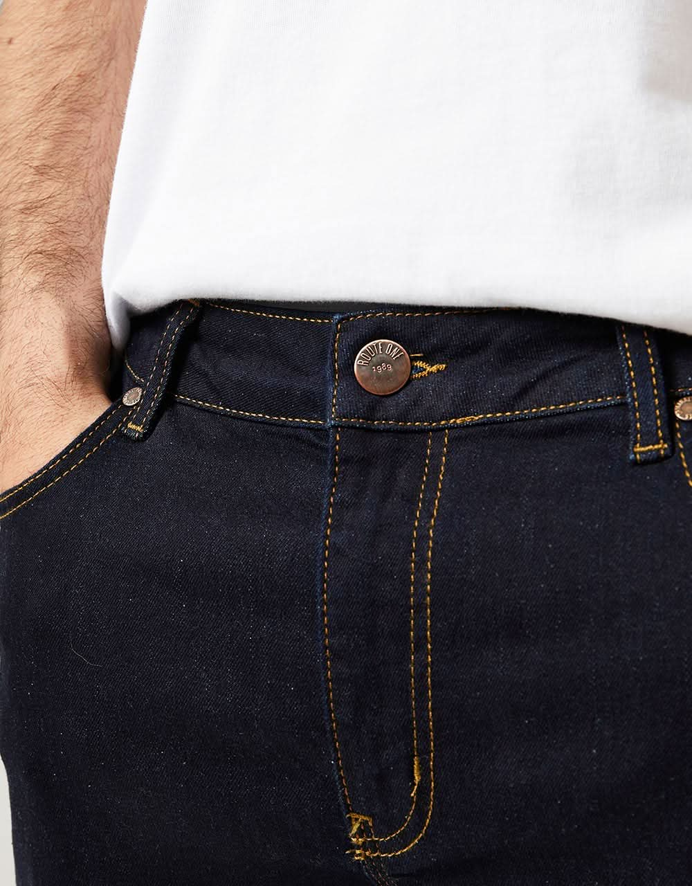 Route One Slim Denim Jeans - Raw