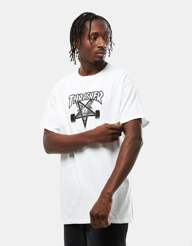 Camiseta Thrasher Skategoat - Blanco