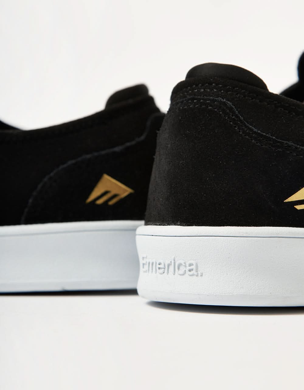 Emerica Romero Laced Skate Shoes - Black/White