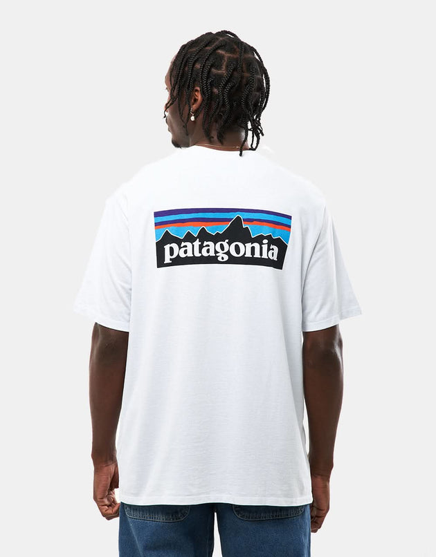 Patagonia P-6 Logo Responsibili-Tee® - Bianco