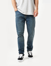 Route One Slim Denim Jeans - Mid Wash