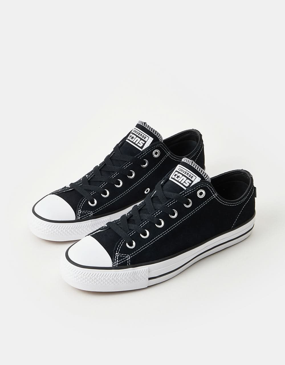 Converse CONS CTAS Pro Suede Skate Shoes - Black/Black/White