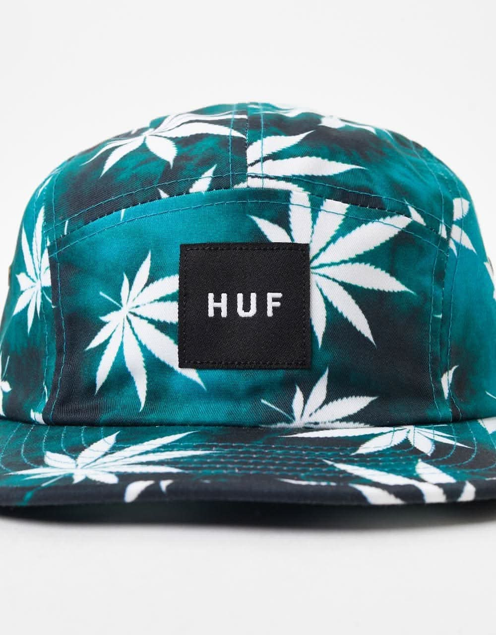 HUF Tie Dye Plantlife Volley 5 Panel Cap - Jade