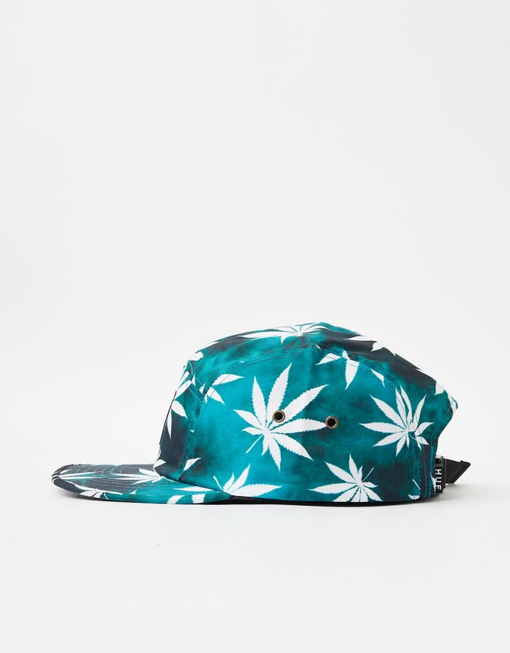 HUF Tie Dye Plantlife Volley 5 Panel Cap - Jade