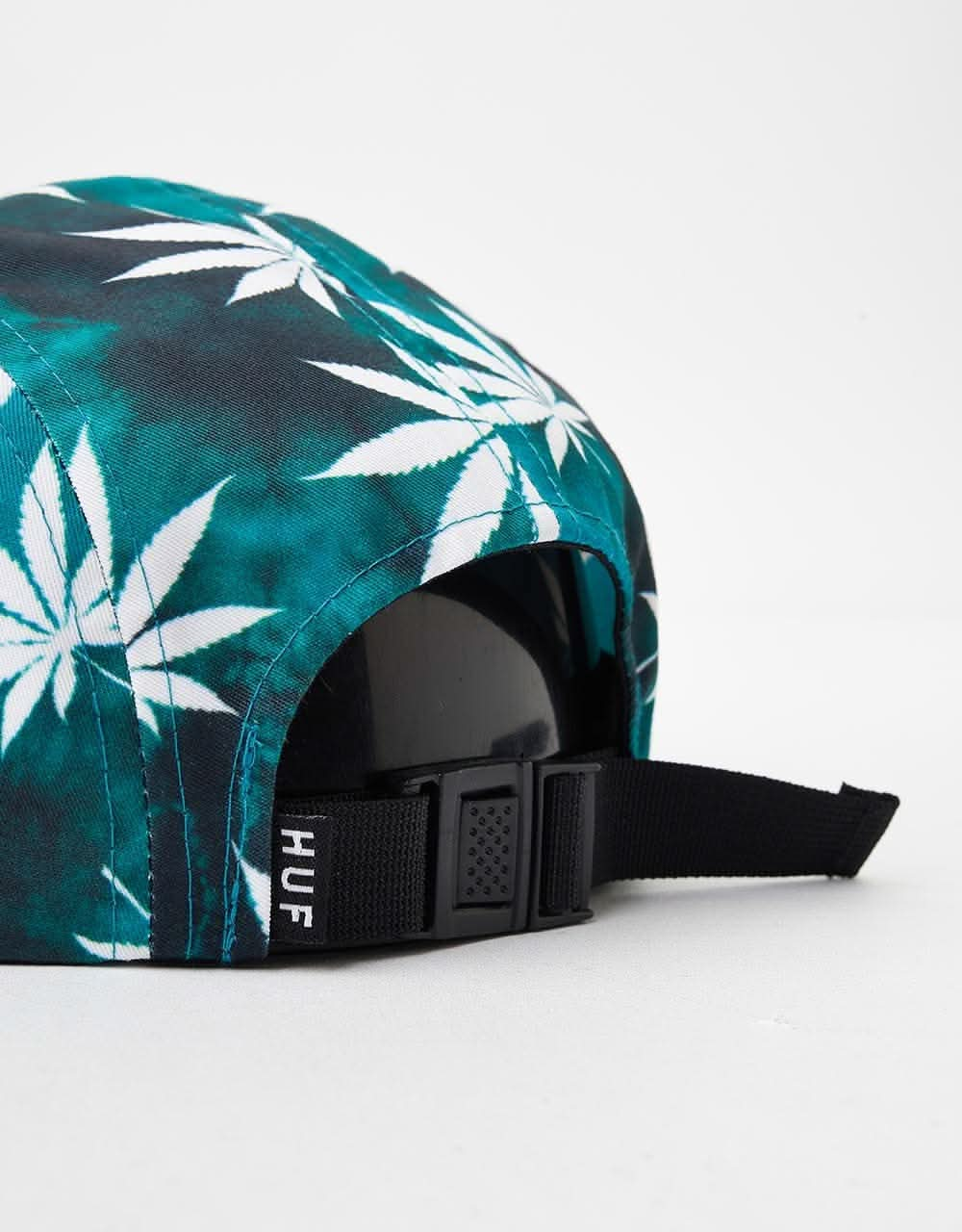 HUF Tie Dye Plantlife Volley 5 Panel Cap - Jade