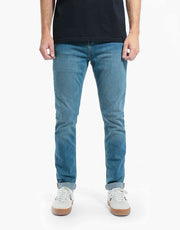 Jeans skinny in denim Route One - Blu lavato