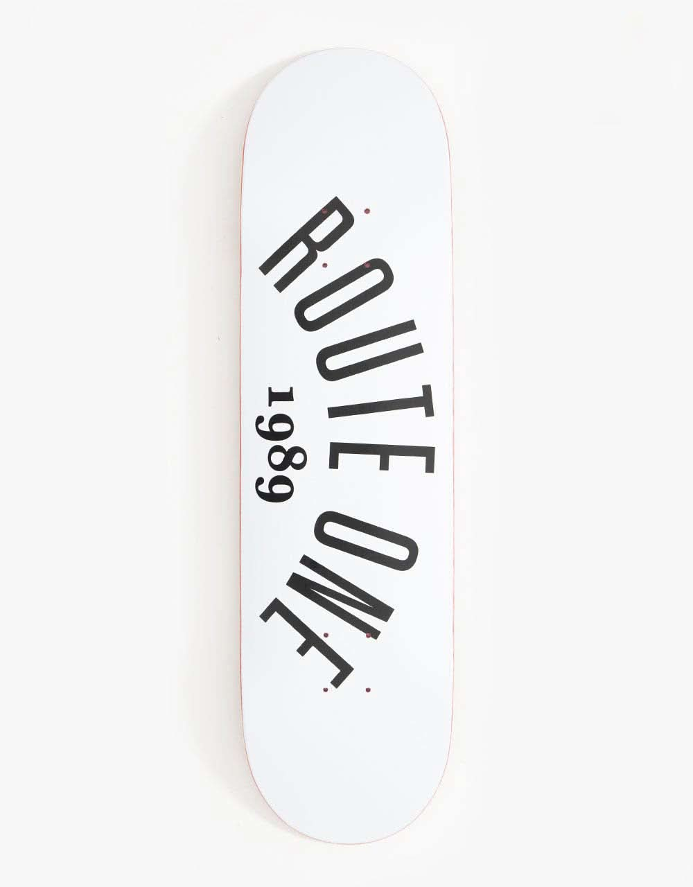 Tabla de skate Route One Arch Logo 'OG Shape' - 7,75"