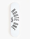 Route One Arch Logo 'OG Shape' Skateboard Deck - 7.75"