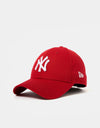 New Era 9Forty MLB New York Yankees Cap - Scarlet/White