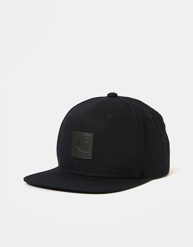 Carhartt WIP Logo Snapback Cap - Black