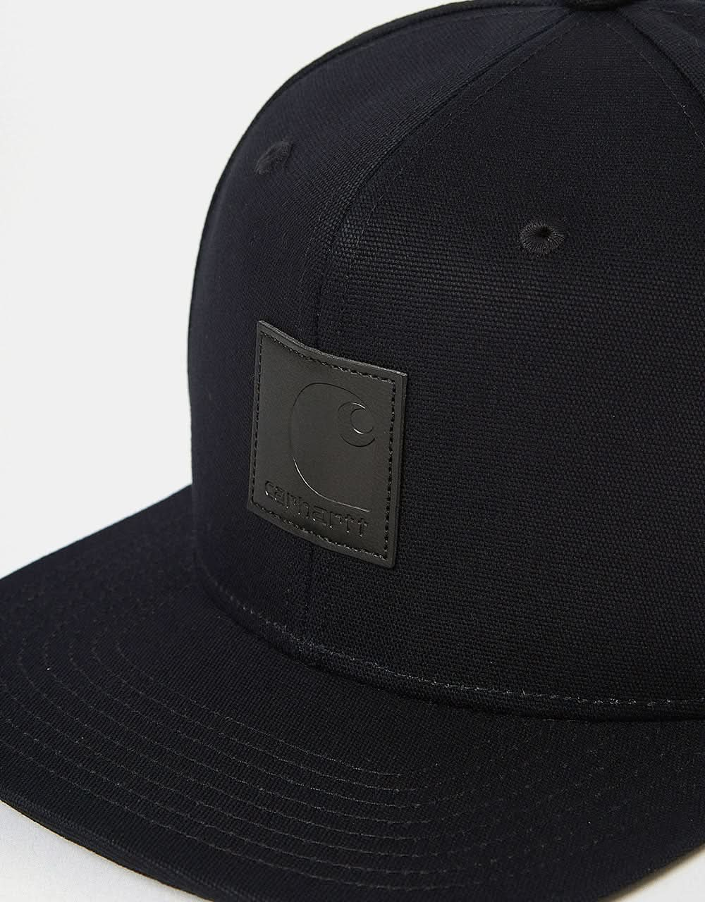 Carhartt WIP Logo Snapback Cap - Black