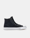 Converse CTAS Pro Hi Skateschuhe – Schwarz/Schwarz/Weiß