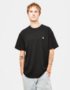 Carhartt WIP Chase T-Shirt - Noir/Or