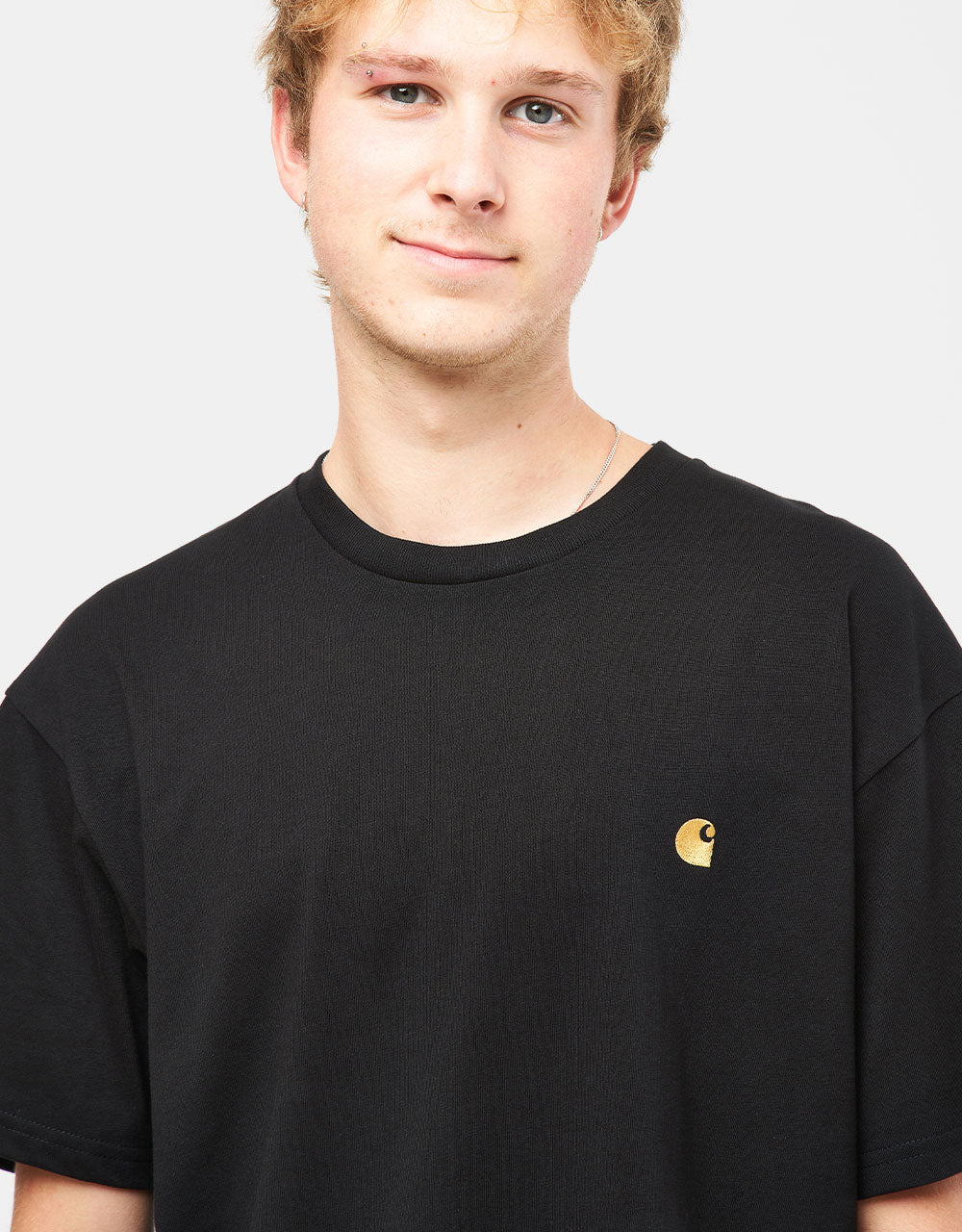 Carhartt WIP Chase T-Shirt - Noir/Or