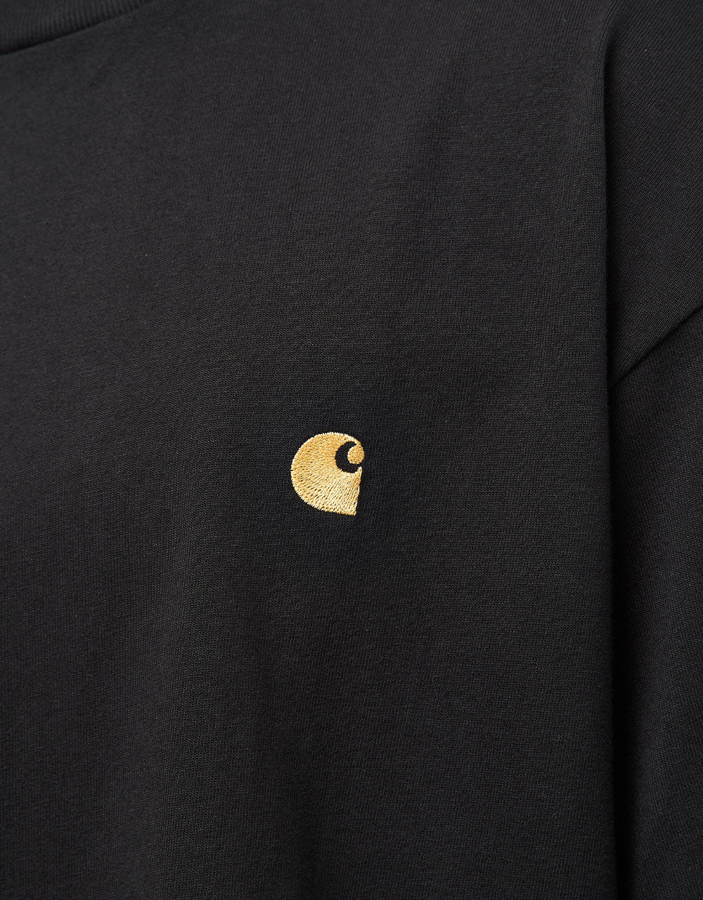 Camiseta Carhartt WIP Chase - Negro/Oro