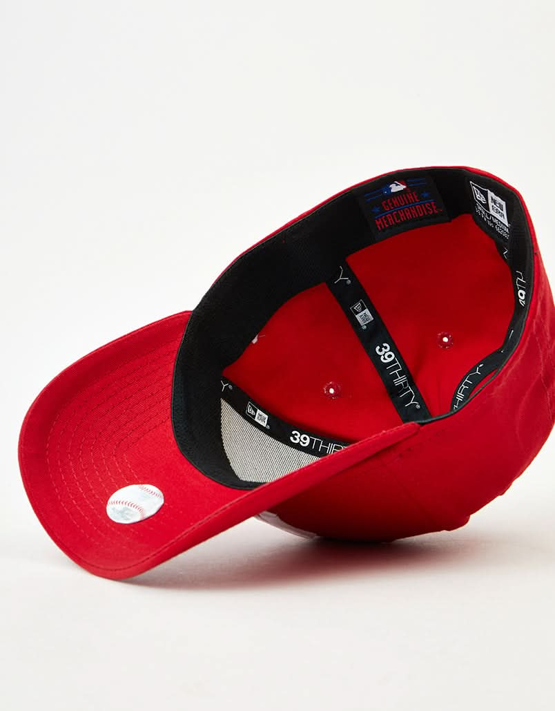 New Era 39Thirty League Basic New York Yankees Cap - Scarlet/White