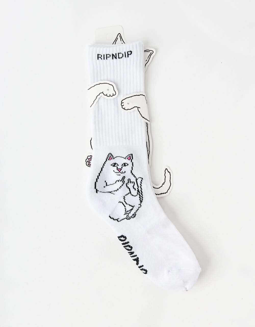 Calcetines RIPNDIP Lord Nermal - Blanco