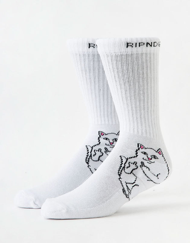 Calcetines RIPNDIP Lord Nermal - Blanco