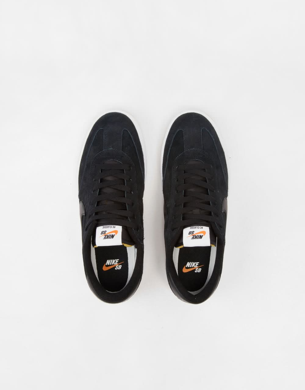 Nike SB FC Classic Low Chaussures de skate - Noir/Noir-Blanc-Orange vif