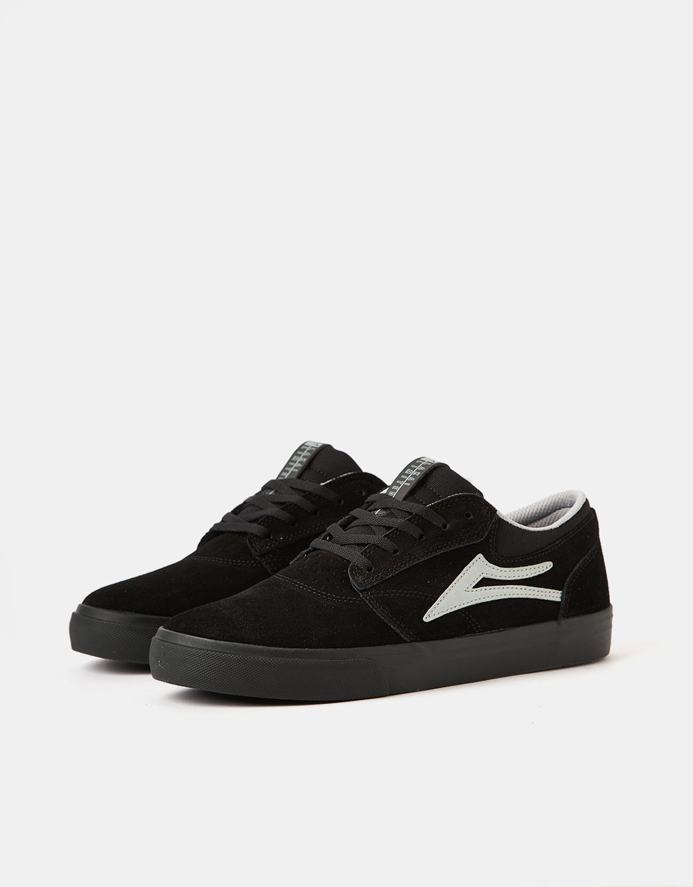 Lakai Griffin Skate Shoes - Black/Black Suede