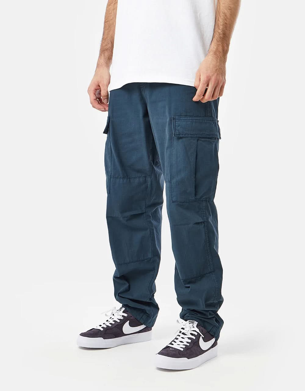 Route One Cargo Pants - Navy