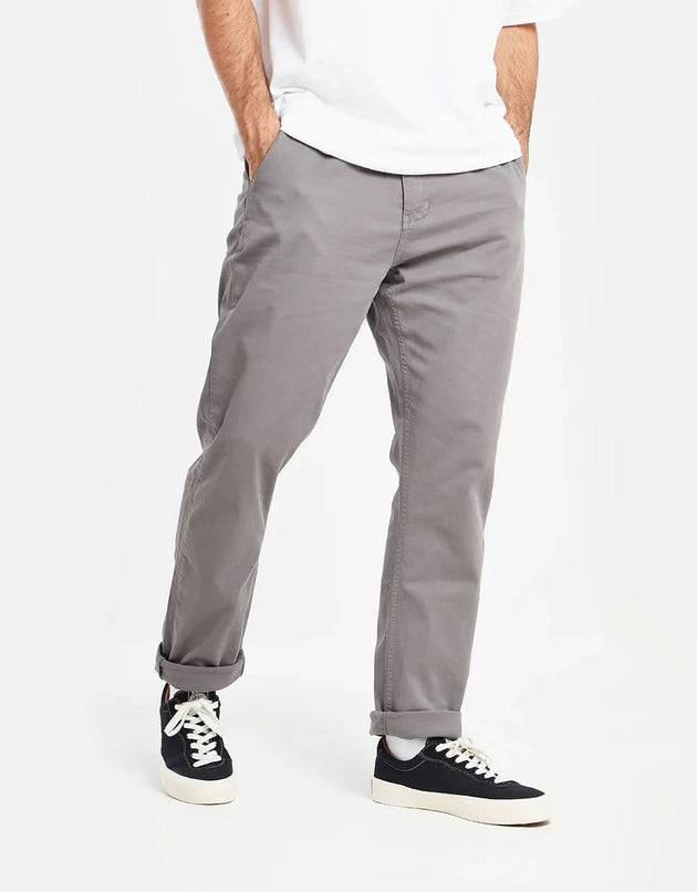 Route One Premium Slim Fit Chinos – Grau