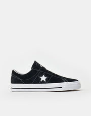 Chaussures de skate Converse One Star Pro Ox - Noir/Blanc/Blanc