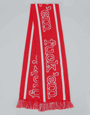 Route One Fuck 'Em Scarf - Red/White