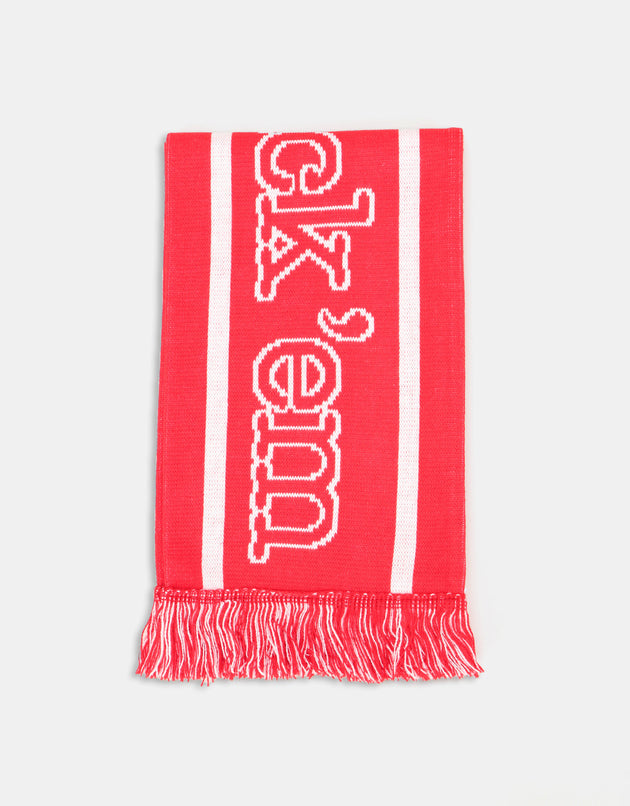 Route One Fuck 'Em Scarf - Red/White