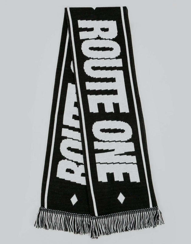 Route One Athletic Scarf - Black/White