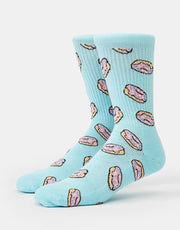 Route One Donuts Socken – Hellblau