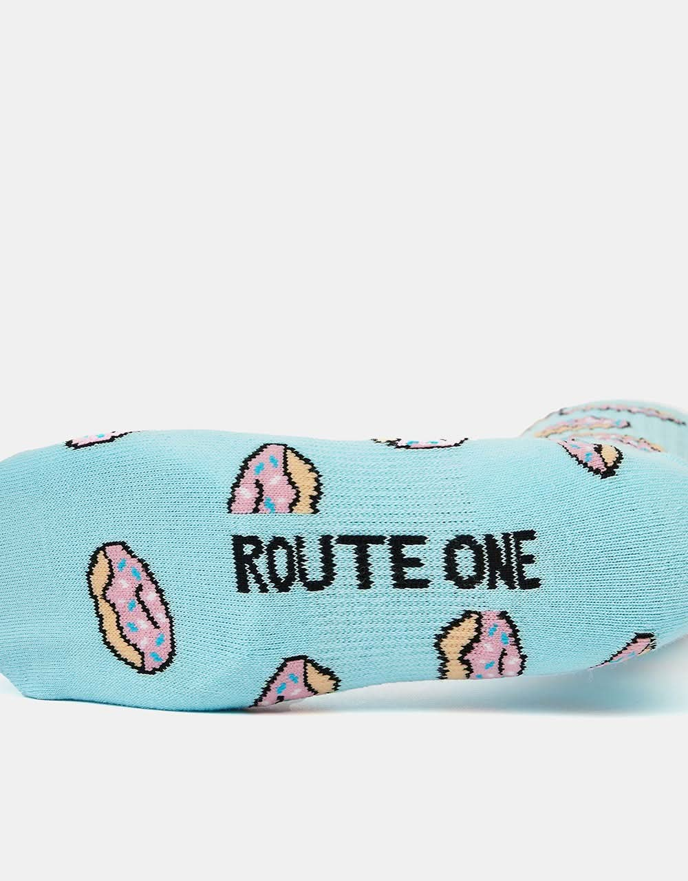 Chaussettes Route One Donuts - Bleu Clair