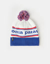 Patagonia Powder Town Beanie - Park Stripe: Viking Blue