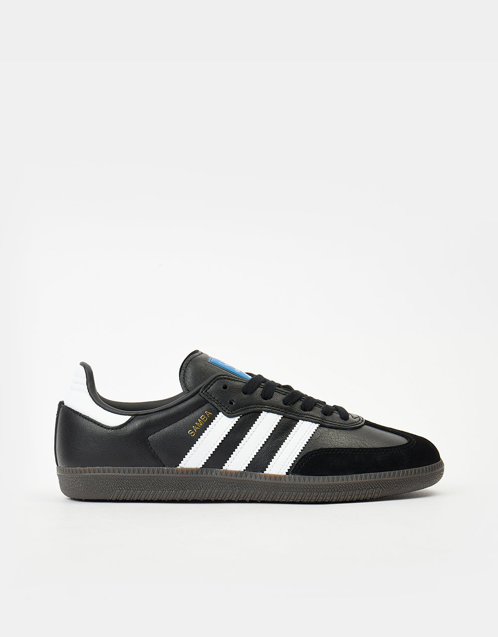 Adidas Samba ADV Skateschuhe – Schwarz/Weiß/Gold Metallic