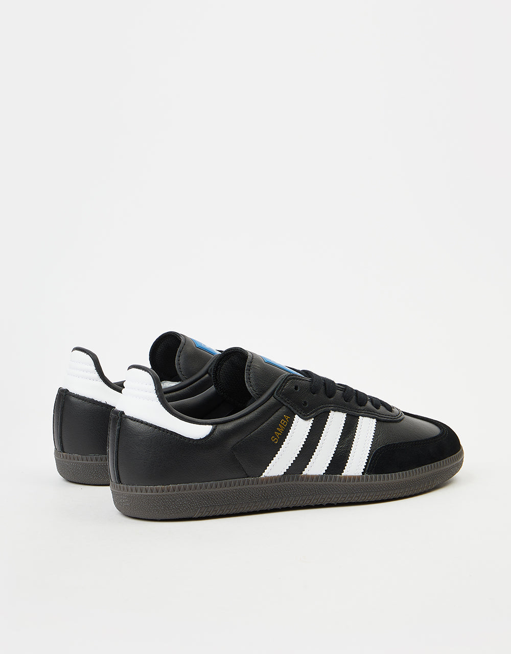 Skate boty Adidas Samba ADV - černá/bílá/zlatá metalíza