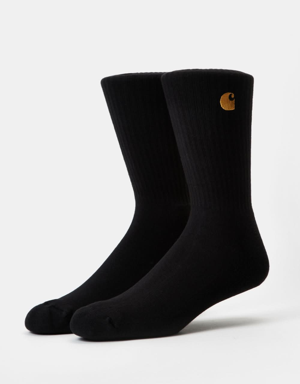 Carhartt WIP Chase Socks - Black/Gold