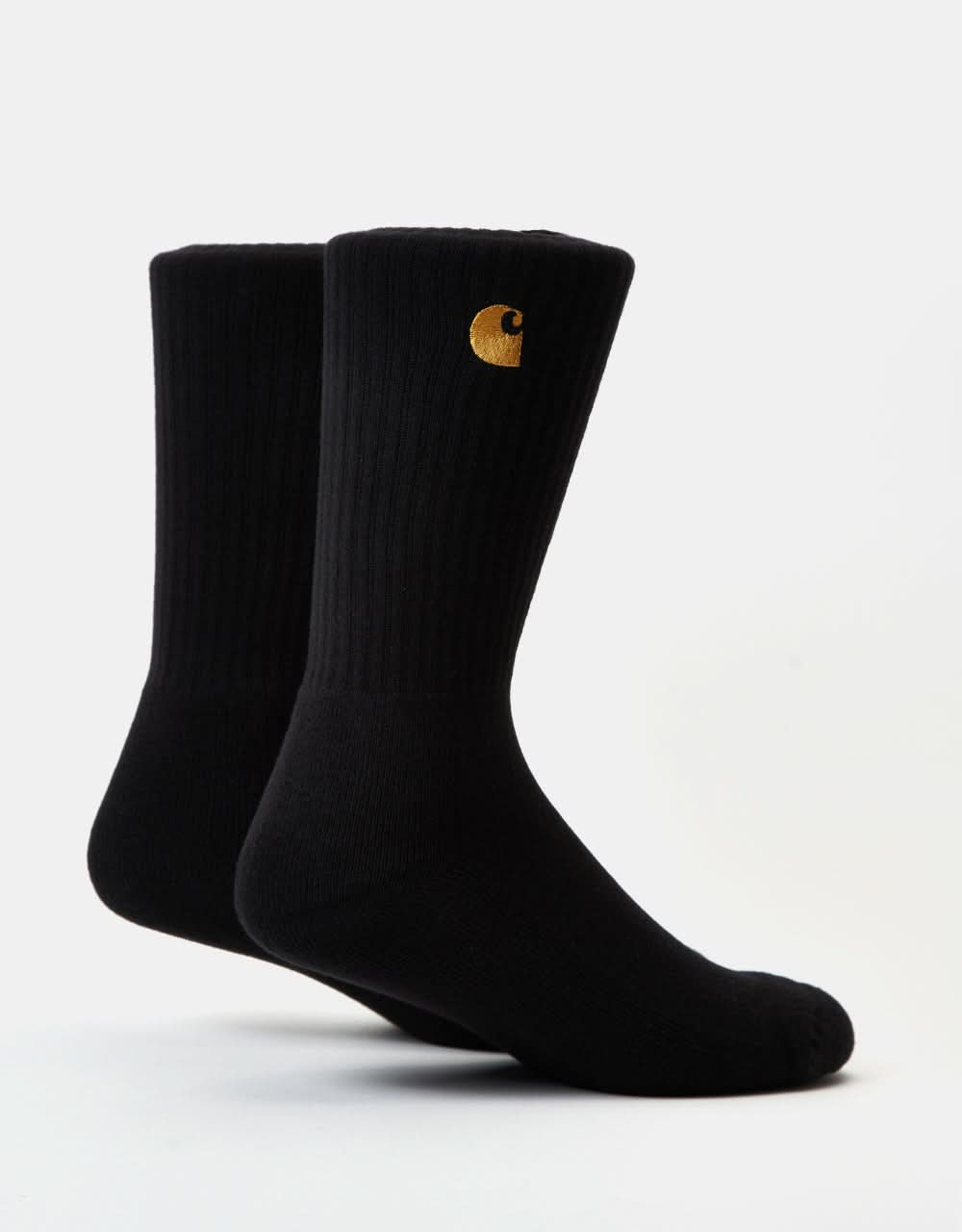 Chaussettes Carhartt WIP Chase - Noir/Or