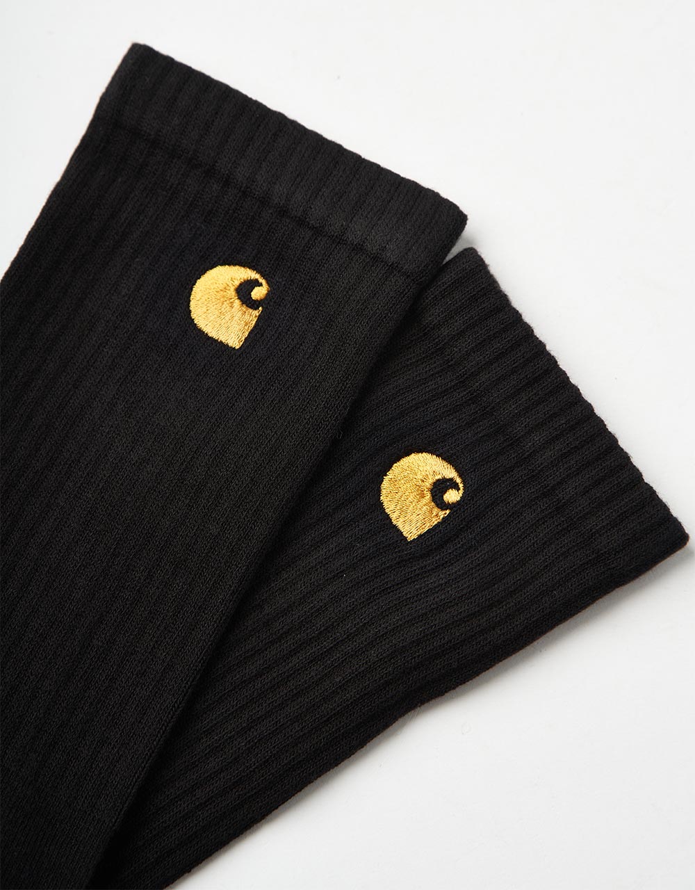 Carhartt WIP Chase Socks - Black/Gold