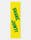 Shake Junt Sprayed Logo Grip Tape Sheet - Yellow/Green