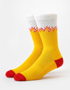 Route One Fire Crew Socks - White