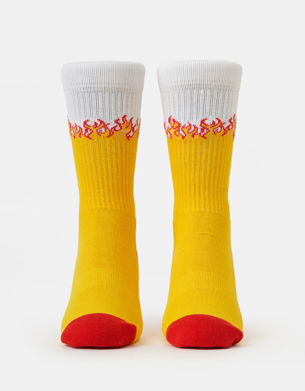 Route One Fire Crew Socks - White