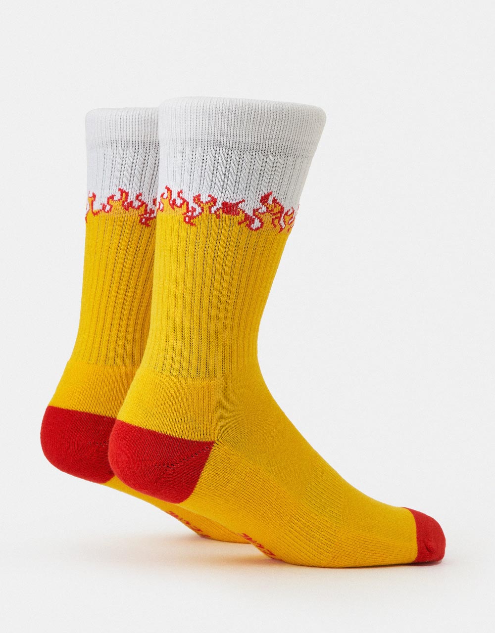 Route One Fire Crew Socks - White