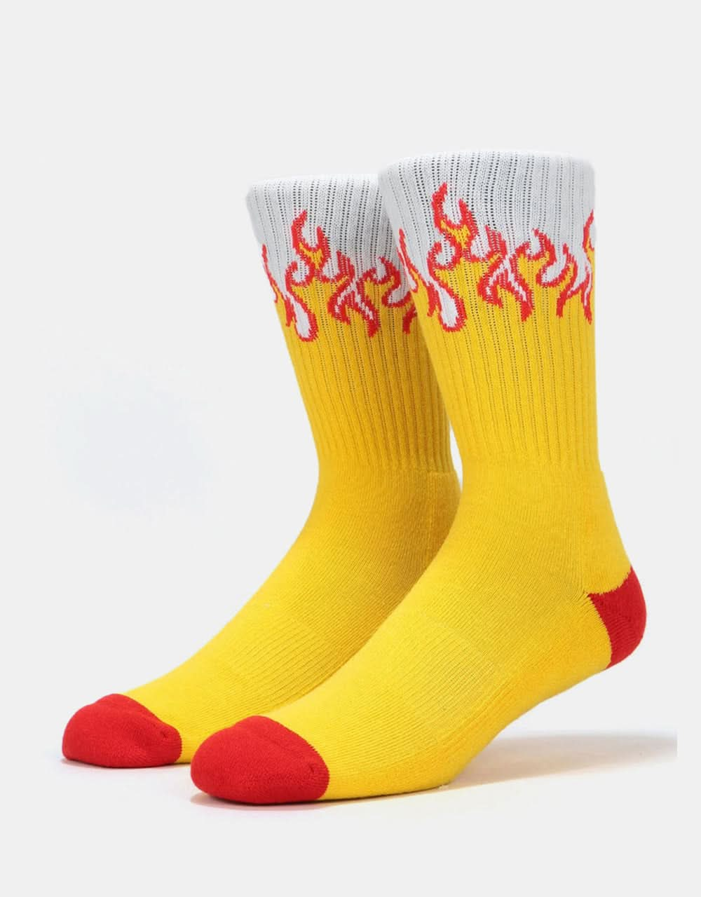 Chaussettes Route One Fire Crew - Blanc