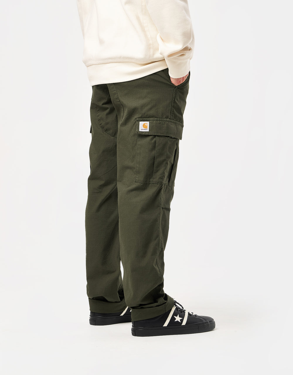 Carhartt WIP Aviation Pant - Cypress (Rinsed)