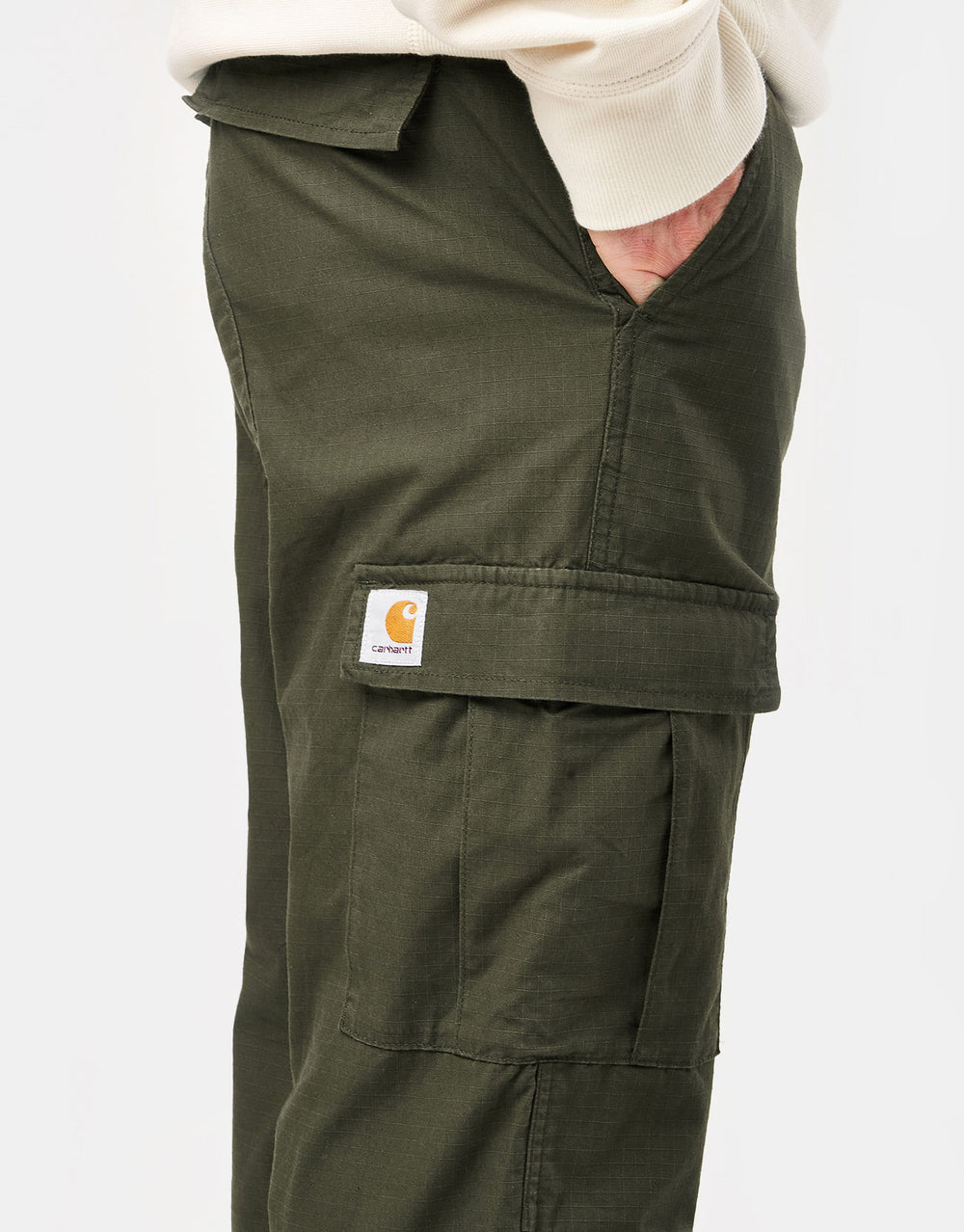 Carhartt WIP Aviation Pant - Cypress (Rinsed)