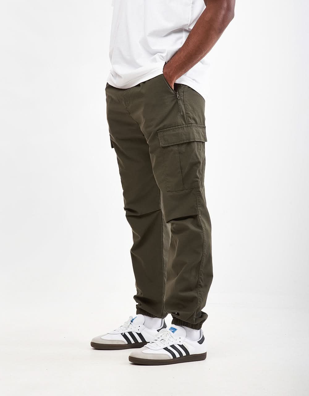 Carhartt WIP Cargo Jogger - Cipresso (risciacquato)