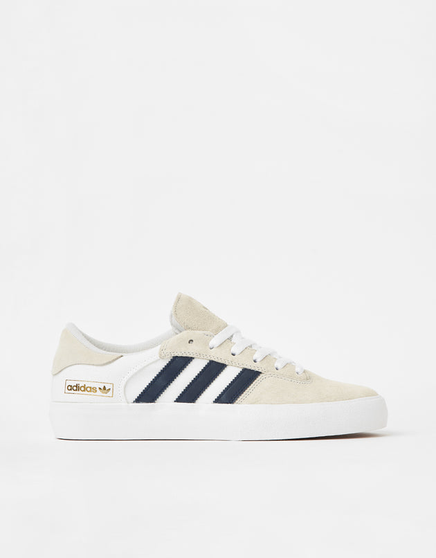 adidas Matchbreak Super Skate Shoes - Crystal White/Collegiate Navy/White