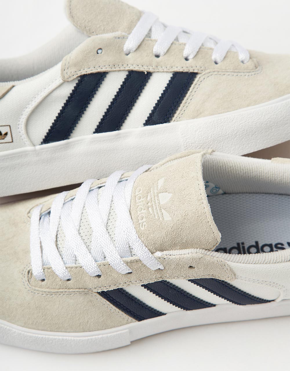 adidas Matchbreak Super Skate Shoes - Crystal White/Collegiate Navy/White