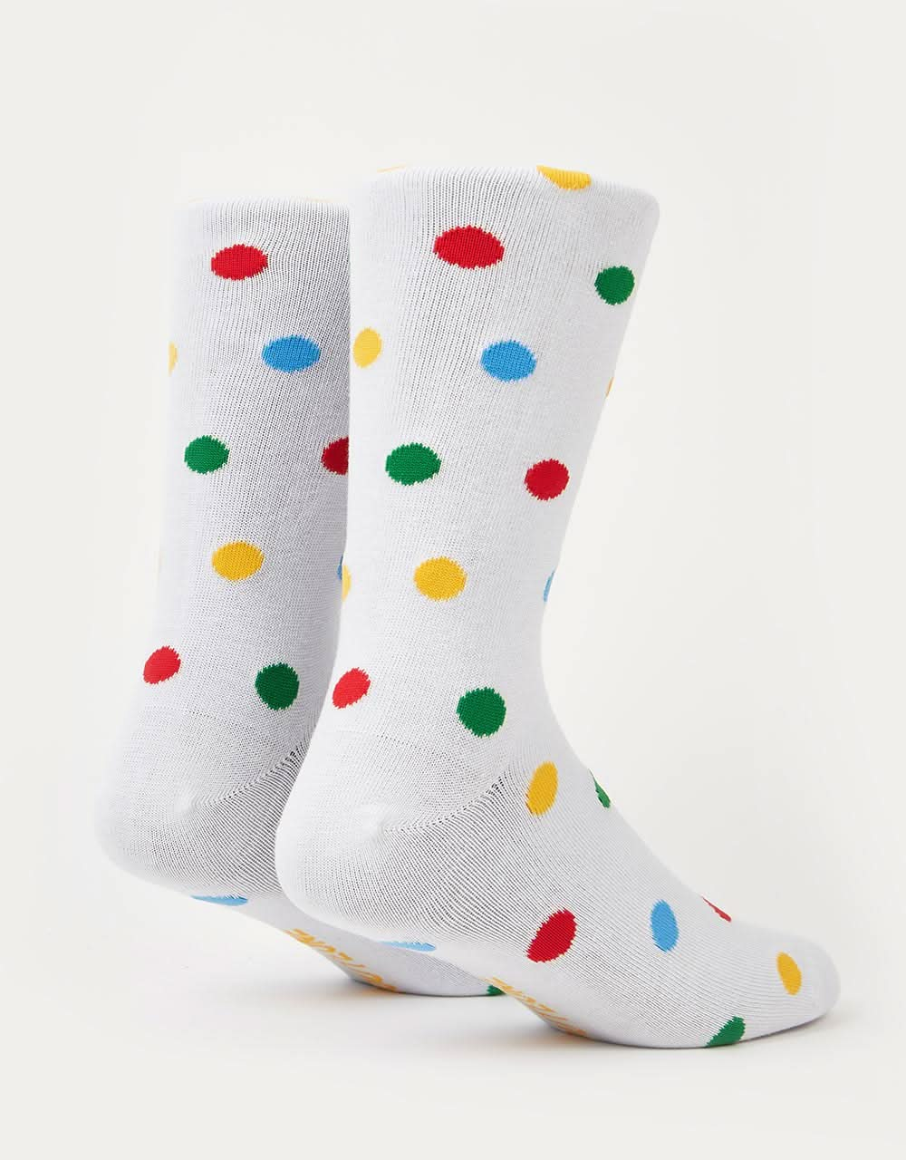 Route One Polka Dot Socken – Weiß