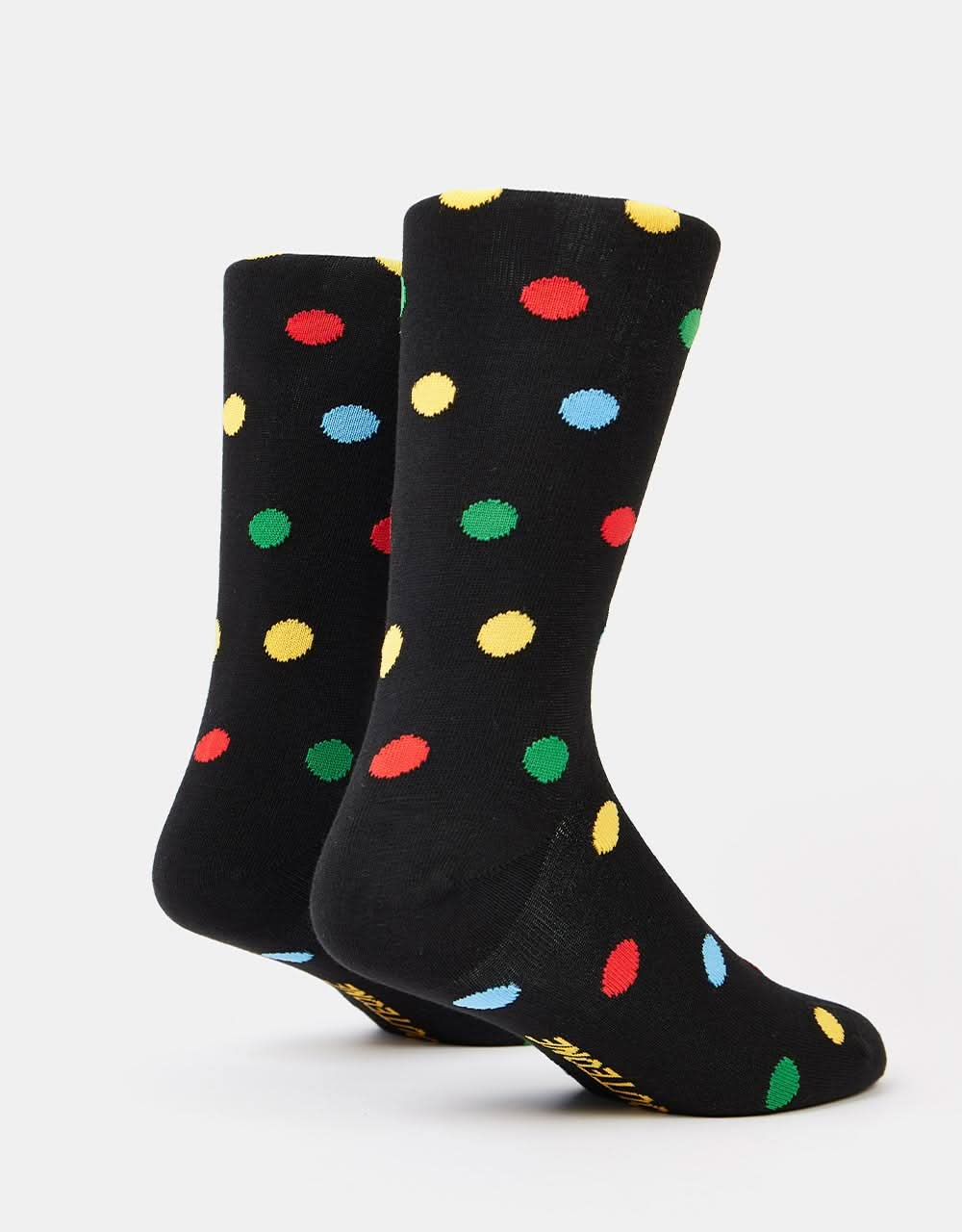 Route One Polka Dot Socks - Black